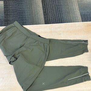 Olive Green Men's Pants Lululemon surge